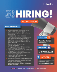 Open Recruitment Project Officer